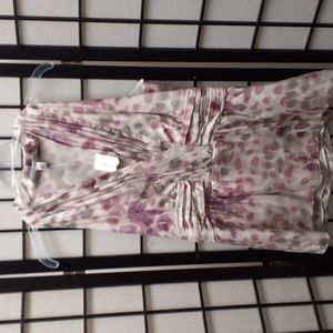 Banana Republic sleeveless silk V-neck blouse top 8